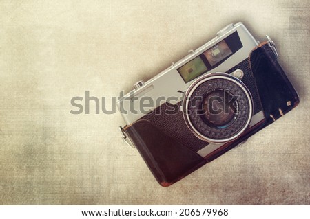Vintage photo camera