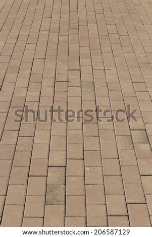 sidewalk from red bricks
