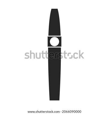 Cigar vector icon.Black vector icon isolated on white background cigar .