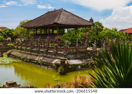 Taman Gili, Klungkung. The remains of the original palace of the Klungkung royal family and court of justice. 