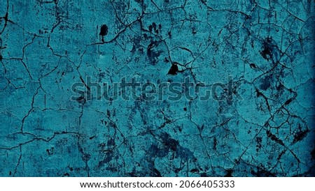 texture grunge blue background of old wall cement 