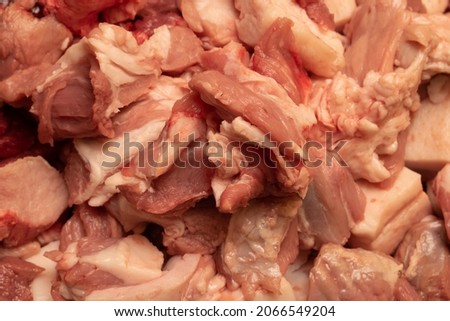 Fresh cut meat. Natural meat from countryside Royalty-Free Stock Photo #2066549204