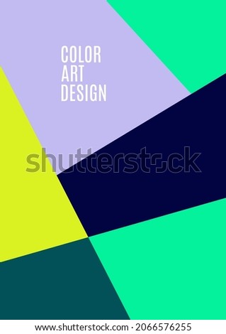 Chaotic geometric color shapes. Vector illustration for wallpaper, banner, background, card book