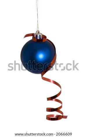 
Christmas Tree Ornament Isolated Over White