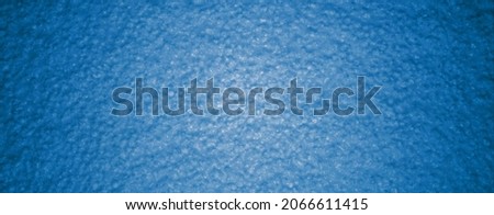 Blue gradient abstract web banner,  polystyrene snow texture background