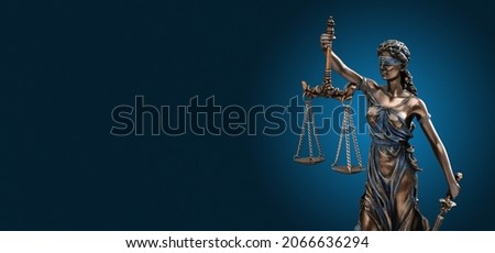 Themis Statue Justice Scales Law Lawyer Business Concept Royalty-Free Stock Photo #2066636294