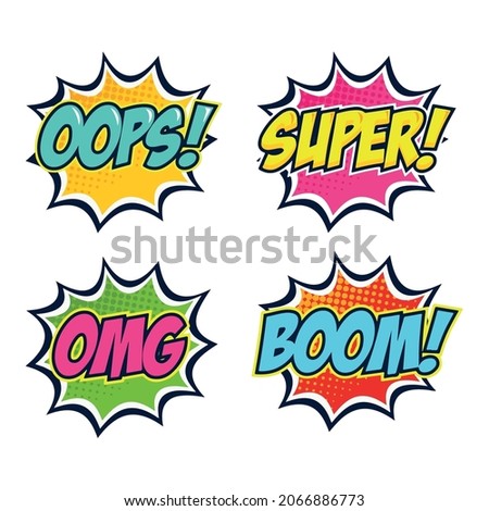 Speech bubbles. Hand drawn sketch. Vector illustration isolated on white background
