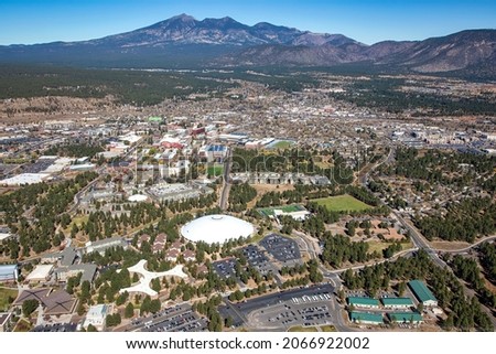 Flagstaff, Arizona viewed from above in 2021 Royalty-Free Stock Photo #2066922002