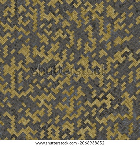 Tiles texture Golden Herringbone  high quality, natural background