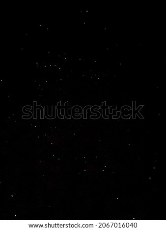 Starry sky picture taken in Moscow an nighttime