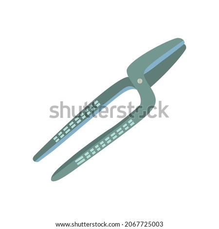 Cutting Scissors with vector illustration and flat design
