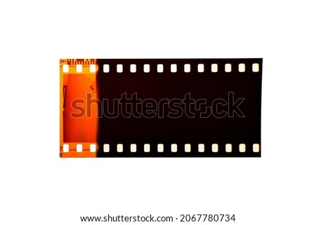 (35 mm.) film collections frame.With black space.film camera.	 Royalty-Free Stock Photo #2067780734
