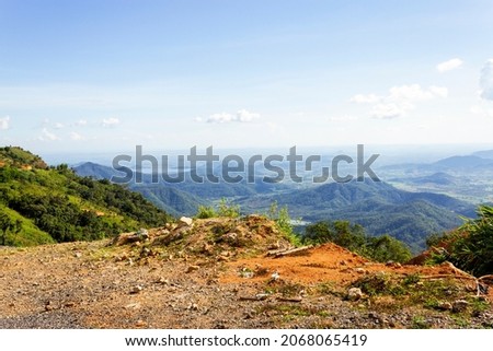 Beautiful Natural Scenery Of Valley And Mountains In Vietnam.