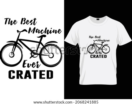 Bike and Bicycle t-shirt design 