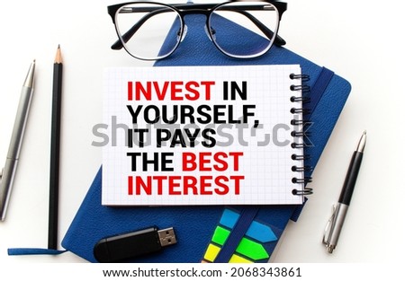 An investment in knowledge pays the best interest, stock photo.