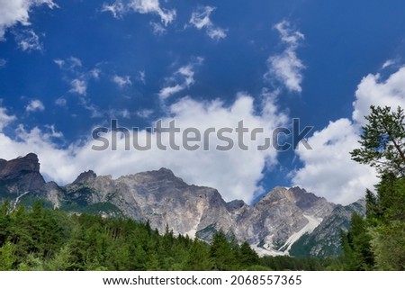 mountain in the alps, photo as a background, digital image