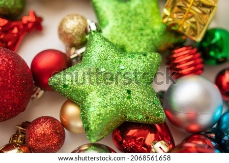 Christmas ball baubles ornament new year background