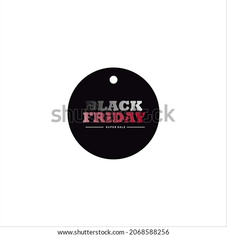 Black Friday Super Sale background vector illustration
