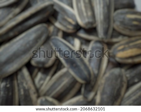 Defocused background of sunflower seeds