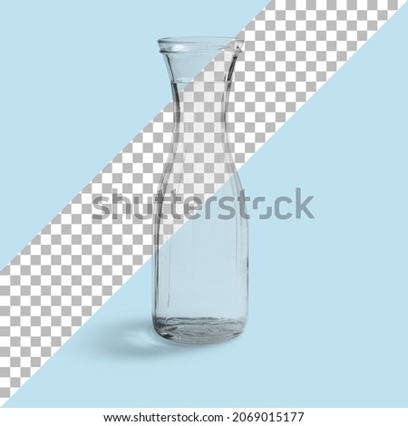 Isolated water carafe with transparency Royalty-Free Stock Photo #2069015177