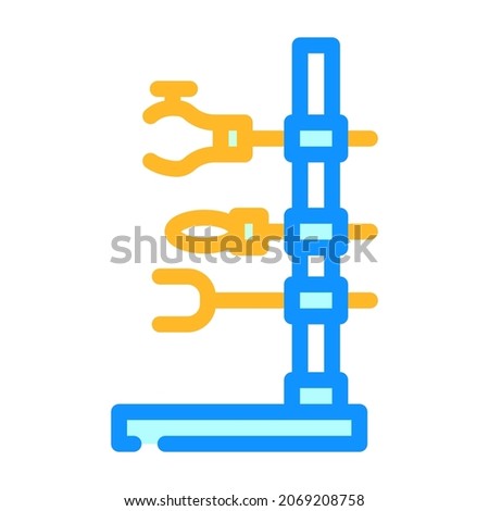 holder laboratory tool color icon vector. holder laboratory tool sign. isolated symbol illustration