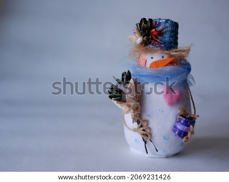 snowman decoration for christmas and new year