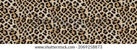 Leopard Skin Texture Pattern print Royalty-Free Stock Photo #2069258873