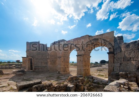 Ancient castle in Pamukkale