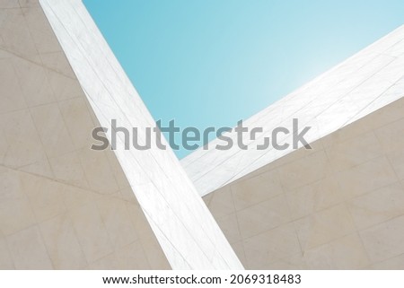 
contemporary and minimalist architecture photography Royalty-Free Stock Photo #2069318483