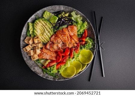 asian dish on black background.black dishes