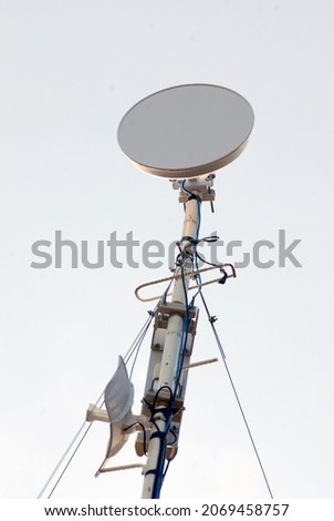 Internet communication antennas in rural area of ​​southern Mexico