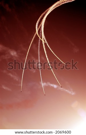 red arrow in action Royalty-Free Stock Photo #2069600