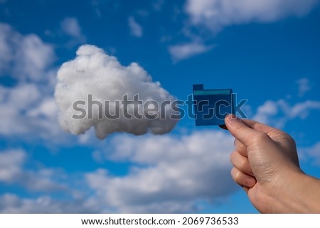 Image of storage in the cloud