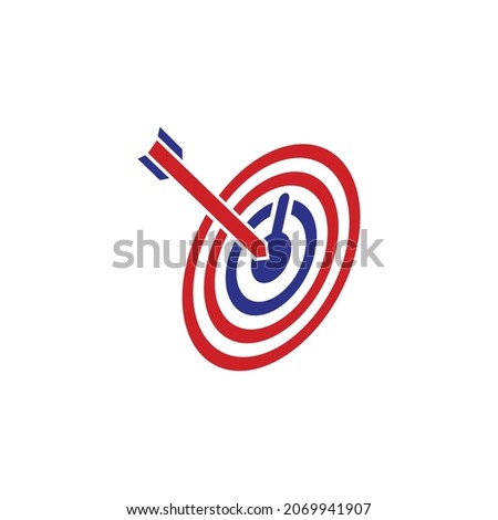 Target, darboart with arrow logo design.
