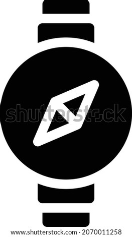 compass Vector illustration on a transparent background. Premium quality symbols. Glyphs  vector icon for concept and graphic design.