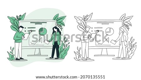 Strategic business planning abstract concept vector illustration