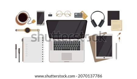 Home office workspace desk desktop
