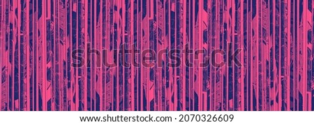 Colorful pink and blue comic books stacked in a row background banner