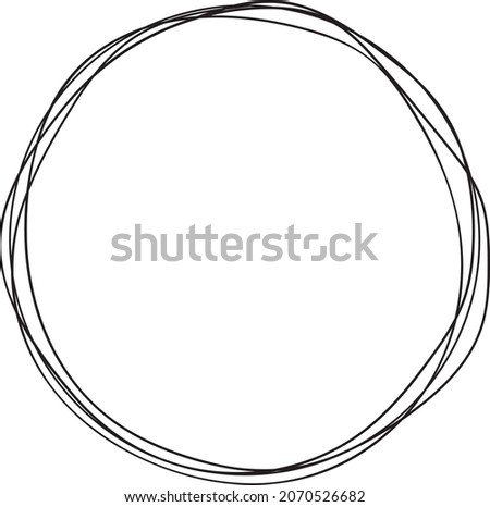 Circle Monogram Frame Clip Art