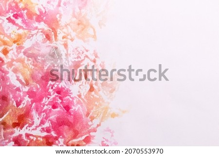 Detailed abstract colorful watercolor background texture