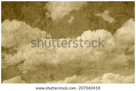 Delicate vintage background - clouds.