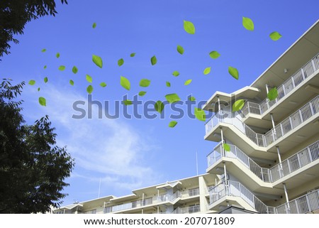 An Image of Leaf And Mansion