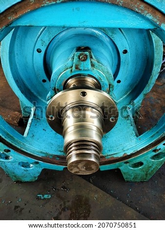 Riau, Indonesia : Oct 2021 New mechanical seal installed on centrifugal pump in oil and gas industry in shop after repair

 Royalty-Free Stock Photo #2070750851