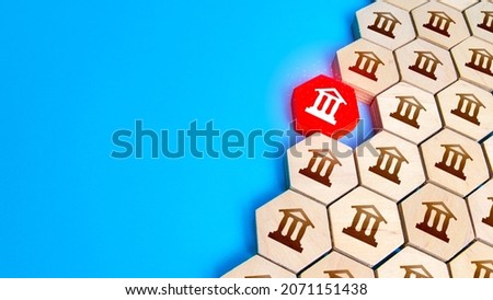 Insolvent bank in the financial system. Threats to the stability and integrity of the economy. Audit of commercial banks. Stop money laundering and sanctions evasion. Liquidity, threat of bankruptcy Royalty-Free Stock Photo #2071151438