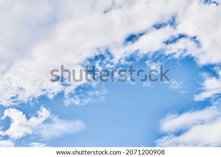 Picture of Beautiful blue sky image Royalty-Free Stock Photo #2071200908