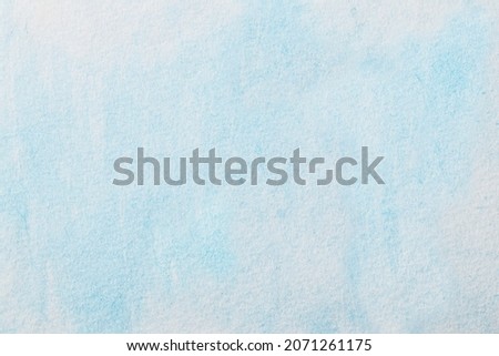 Blue light paper watercolor background, texture paper Royalty-Free Stock Photo #2071261175