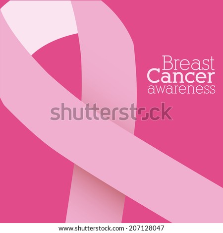 Cancer design over pink background, vector illustration