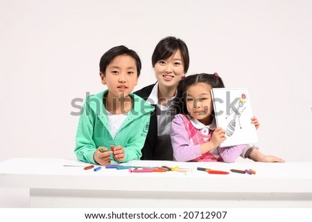 Kids and Teacher