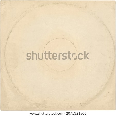 Old 45 record with sleeve Royalty-Free Stock Photo #2071321508