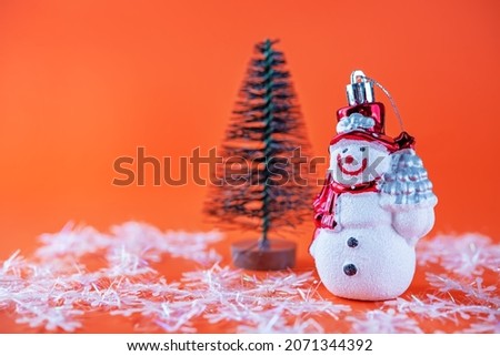Winter Christmas and New Year holidays background. toning. selective focus